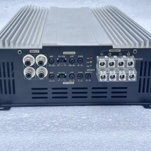 Lanbo LBBR-800.4FD Brazilian Style 4 Channels RMS 800W 4CH Class D Amplifier Professional Audio System Amplifier